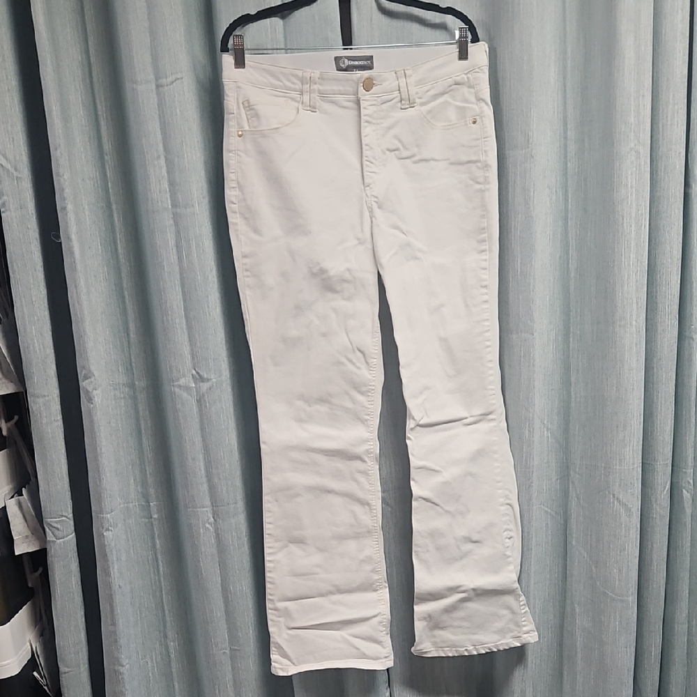 Democracy White Flare Wide Leg Jeans